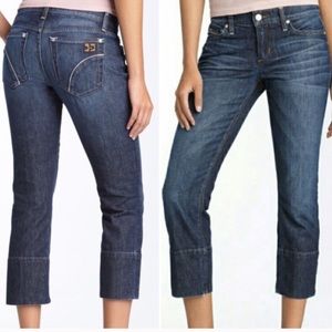 Joe’s socialite kicker Gigi wash crop pant 25